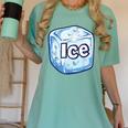 Ice Halloween Pun Costume Easy Lazy Team Group Teacher Women's Comfort Colors T-Shirt Chalky Mint
