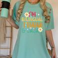 I’m Bilingual I Haha And Jaja Spanish Teacher Bilingual For Men Women Girls Kids Women's Comfort Colors T-Shirt Chalky Mint