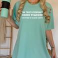 I'm That Legendary Choir Teacher Women's Comfort Colors T-Shirt Chalky Mint