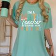I'm A Math Teacher Of Course I Have Problems Back To School Women's Comfort Colors T-Shirt Chalky Mint