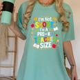 I'm Not Short I'm A Pre-K Teacher Size Back To School Women's Comfort Colors T-Shirt Chalky Mint I'm Not Short I'm A Pre-K Teacher Size Back To School Women's Comfort Colors T-Shirt Chalky Mint