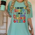 I'm Not Short I'm A Preschool Teacher Size Quote Women Women's Comfort Colors T-Shirt Chalky Mint I'm Not Short I'm A Preschool Teacher Size Quote Women Women's Comfort Colors T-Shirt Chalky Mint
