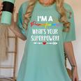 I'm A Paraprofessional What's Your Superpower Para Teacher Women's Comfort Colors T-Shirt Chalky Mint I'm A Paraprofessional What's Your Superpower Para Teacher Women's Comfort Colors T-Shirt Chalky Mint
