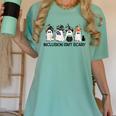 Inclusion Isn't Scary Boo Ghost Halloween Sped Teacher Women's Comfort Colors T-Shirt Chalky Mint Inclusion Isn't Scary Boo Ghost Halloween Sped Teacher Women's Comfort Colors T-Shirt Chalky Mint