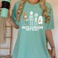 Inclusion Isn't Scary SLP Halloween Costume Sped Teacher Women's Comfort Colors T-Shirt Chalky Mint
