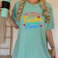 The Influence Of Great Teacher Can Never Be Erased School For Men Women Women's Comfort Colors T-Shirt Chalky Mint