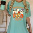 Insurance Boo Crew Halloween Spooky Costume Teacher Women's Comfort Colors T-Shirt Chalky Mint