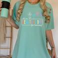 It's a Beautiful Day For Learning Teacher Students Women Women's Comfort Colors T-Shirt Chalky Mint It's a Beautiful Day For Learning Teacher Students Women Women's Comfort Colors T-Shirt Chalky Mint