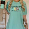 It's A Good Day To Make Music Musician Music Teacher Women's Comfort Colors T-Shirt Chalky Mint