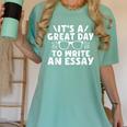 Its a Good Day To Write An Essay English Teacher Women's Comfort Colors T-Shirt Chalky Mint Its a Good Day To Write An Essay English Teacher Women's Comfort Colors T-Shirt Chalky Mint