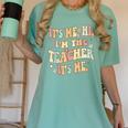 It's Me Hi I'm The Teacher It's Me Groovy Teacher Women's Comfort Colors T-Shirt Chalky Mint It's Me Hi I'm The Teacher It's Me Groovy Teacher Women's Comfort Colors T-Shirt Chalky Mint