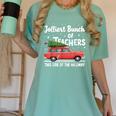 Jolliest Bunch Of Teachers This Side Of The Hallway Xmas PJ Women's Comfort Colors T-Shirt Chalky Mint Jolliest Bunch Of Teachers This Side Of The Hallway Xmas PJ Women's Comfort Colors T-Shirt Chalky Mint