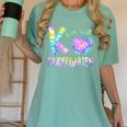 K Is For Kindergarten Teacher Tie Dye Back To School Kinder Women's Comfort Colors T-Shirt Chalky Mint