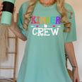 Kinder Crew Kindergarten Teacher 1st Day Of School Women's Comfort Colors T-Shirt Chalky Mint