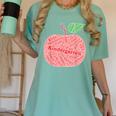 Kindergarten Apple Word Art For Teachers & Students Women's Comfort Colors T-Shirt Chalky Mint Kindergarten Apple Word Art For Teachers & Students Women's Comfort Colors T-Shirt Chalky Mint