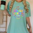 Kindergarten Crew Funy Back To School Teachers Kids Students Women's Comfort Colors T-Shirt Chalky Mint