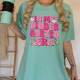 In My Kindergarten Era Girl Back To School Kinder Teacher Women's Comfort Colors T-Shirt Chalky Mint In My Kindergarten Era Girl Back To School Kinder Teacher Women's Comfort Colors T-Shirt Chalky Mint
