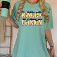 Kindergarten Pencil First Day Of School Teacher Toddler Kids Women's Comfort Colors T-Shirt Chalky Mint Kindergarten Pencil First Day Of School Teacher Toddler Kids Women's Comfort Colors T-Shirt Chalky Mint