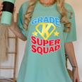 Kindergarten Super Squad Superhero Teacher Team Men Women Girls Kids Women's Comfort Colors T-Shirt Chalky Mint Kindergarten Super Squad Superhero Teacher Team Men Women Girls Kids Women's Comfort Colors T-Shirt Chalky Mint