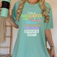 I Am A Kindergarten Teacher Shirt Creative Women's Comfort Colors T-Shirt Chalky Mint I Am A Kindergarten Teacher Shirt Creative Women's Comfort Colors T-Shirt Chalky Mint