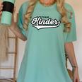 Kindergarten TEAM School Teacher Kinder Baseball-Style Shirt Women's Comfort Colors T-Shirt Chalky Mint