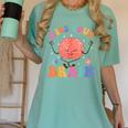 Kiss Your Brain Sped Teacher Appreciation Back To School Kid Women's Comfort Colors T-Shirt Chalky Mint Kiss Your Brain Sped Teacher Appreciation Back To School Kid Women's Comfort Colors T-Shirt Chalky Mint