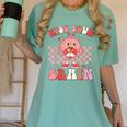 Kiss Your Brain Valentines Test Day Teacher Squad Kids Women's Comfort Colors T-Shirt Chalky Mint Kiss Your Brain Valentines Test Day Teacher Squad Kids Women's Comfort Colors T-Shirt Chalky Mint