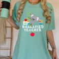 Koalafied Teacher Proud School Teacher Koala Cute T-Shirt Women's Comfort Colors T-Shirt Chalky Mint