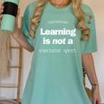 Learning Is Not a Spectator Sport Archerism For Teachers For Men Women Women's Comfort Colors T-Shirt Chalky Mint Learning Is Not a Spectator Sport Archerism For Teachers For Men Women Women's Comfort Colors T-Shirt Chalky Mint