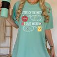 Letter Of The Week Ff Sight Word Teacher Squad Women's Comfort Colors T-Shirt Chalky Mint Letter Of The Week Ff Sight Word Teacher Squad Women's Comfort Colors T-Shirt Chalky Mint