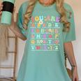 You Are Letters Alphabet Learn ABCs Inspiration Teacher Life Women's Comfort Colors T-Shirt Chalky Mint You Are Letters Alphabet Learn ABCs Inspiration Teacher Life Women's Comfort Colors T-Shirt Chalky Mint