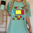 Level Up Your Education Gaming Inspired Teacher Gamers Women's Comfort Colors T-Shirt Chalky Mint Level Up Your Education Gaming Inspired Teacher Gamers Women's Comfort Colors T-Shirt Chalky Mint