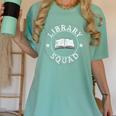 Library Squad Librarian Staff Teacher Group Matching For Men Women Women's Comfort Colors T-Shirt Chalky Mint
