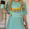 Can I Lick It Periodic Table Chemistry Teachers Women's Comfort Colors T-Shirt Chalky Mint