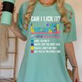 Can I Lick It Periodic Table Of Elements Science Teacher Women's Comfort Colors T-Shirt Chalky Mint Can I Lick It Periodic Table Of Elements Science Teacher Women's Comfort Colors T-Shirt Chalky Mint