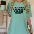 Lie Teacher Saying Humor School Class Women's Women's Comfort Colors T-Shirt Chalky Mint Lie Teacher Saying Humor School Class Women's Women's Comfort Colors T-Shirt Chalky Mint