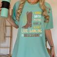 Line Dancing Choreographed Group Dancer Dance Teacher Women's Comfort Colors T-Shirt Chalky Mint Line Dancing Choreographed Group Dancer Dance Teacher Women's Comfort Colors T-Shirt Chalky Mint