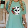 It Take Lots Of Sparkle To Be A Teacher With Sunflower Women's Comfort Colors T-Shirt Chalky Mint It Take Lots Of Sparkle To Be A Teacher With Sunflower Women's Comfort Colors T-Shirt Chalky Mint
