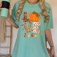 Love 2nd Grade Happy Fall Thanksgiving For 2nd Teacher For Men Women Girls Kids Women's Comfort Colors T-Shirt Chalky Mint Love 2nd Grade Happy Fall Thanksgiving For 2nd Teacher For Men Women Girls Kids Women's Comfort Colors T-Shirt Chalky Mint