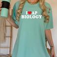 I Love AP Biology I Heart AP Biology Teachers Students For Men Women Kids Women's Comfort Colors T-Shirt Chalky Mint I Love AP Biology I Heart AP Biology Teachers Students For Men Women Kids Women's Comfort Colors T-Shirt Chalky Mint
