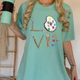 Love Art For Artist Art Teacher Women's Comfort Colors T-Shirt Chalky Mint Love Art For Artist Art Teacher Women's Comfort Colors T-Shirt Chalky Mint