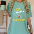 I Love Bee-Ing A Teacher Honey Bee Job Profession Women's Comfort Colors T-Shirt Chalky Mint I Love Bee-Ing A Teacher Honey Bee Job Profession Women's Comfort Colors T-Shirt Chalky Mint