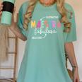 Maestra Fabulosa Maestra De EspañOl Spanish Teacher Women's Comfort Colors T-Shirt Chalky Mint