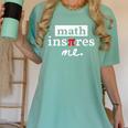Math Inspires Me Spelled With Pi Day Teacher Women's Comfort Colors T-Shirt Chalky Mint Math Inspires Me Spelled With Pi Day Teacher Women's Comfort Colors T-Shirt Chalky Mint