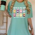 Math Is My Jam And I'm Here To Spread It Math Teacher Women's Comfort Colors T-Shirt Chalky Mint Math Is My Jam And I'm Here To Spread It Math Teacher Women's Comfort Colors T-Shirt Chalky Mint