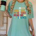 Math Language History Reading Science Music Teacher Women's Comfort Colors T-Shirt Chalky Mint Math Language History Reading Science Music Teacher Women's Comfort Colors T-Shirt Chalky Mint