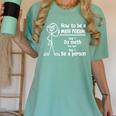 How To Be A Math Person Math Teacher Women's Comfort Colors T-Shirt Chalky Mint How To Be A Math Person Math Teacher Women's Comfort Colors T-Shirt Chalky Mint