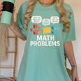 Math Problems Symbols Teacher Back To School Girl Boy Women's Comfort Colors T-Shirt Chalky Mint Math Problems Symbols Teacher Back To School Girl Boy Women's Comfort Colors T-Shirt Chalky Mint