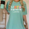Math The Only Subject That Counts Cute Teacher Educator Women's Comfort Colors T-Shirt Chalky Mint Math The Only Subject That Counts Cute Teacher Educator Women's Comfort Colors T-Shirt Chalky Mint