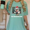 Math Teacher Chicken Mathemachicken Pun Women's Comfort Colors T-Shirt Chalky Mint Math Teacher Chicken Mathemachicken Pun Women's Comfort Colors T-Shirt Chalky Mint